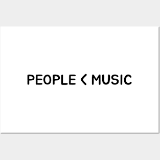 Music Over People Posters and Art